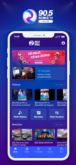 Game screenshot Rádio Roma FM - Belém mod apk