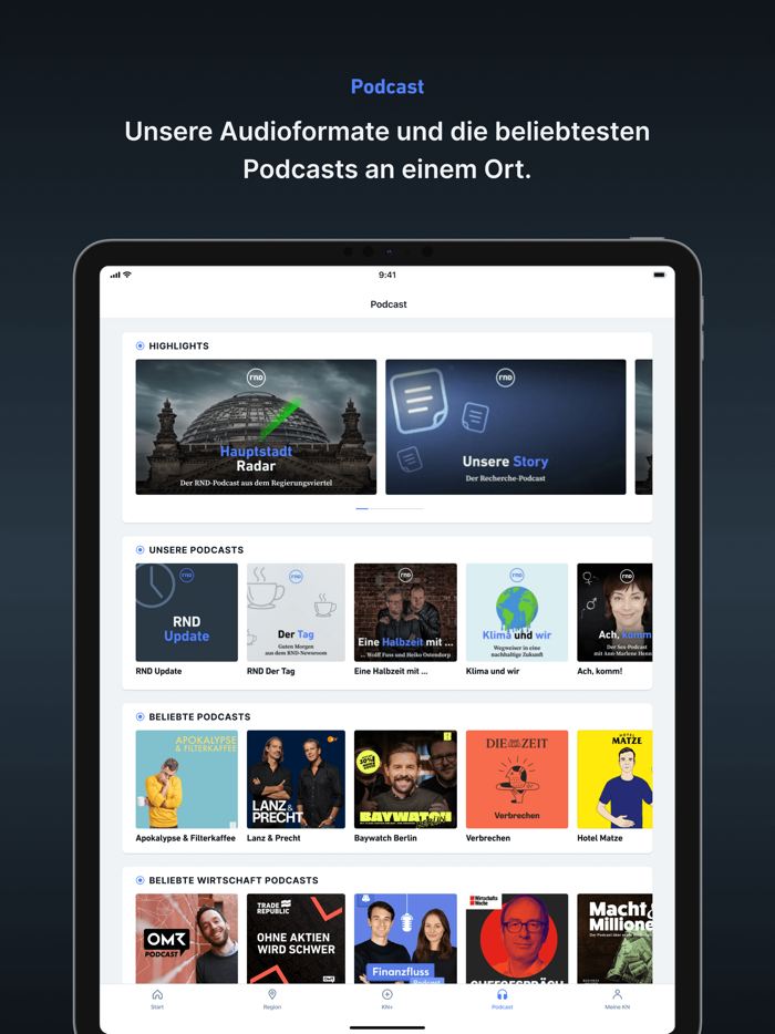 KN - Nachrichten und Podcast