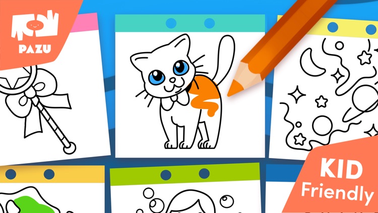 Coloring games for kids 2-6