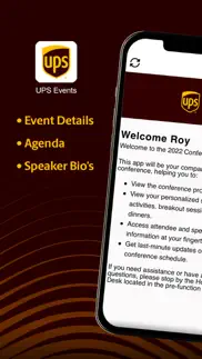 ups events app iphone screenshot 1