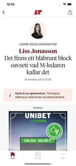 Game screenshot LT Östersund Nyhetsapp apk