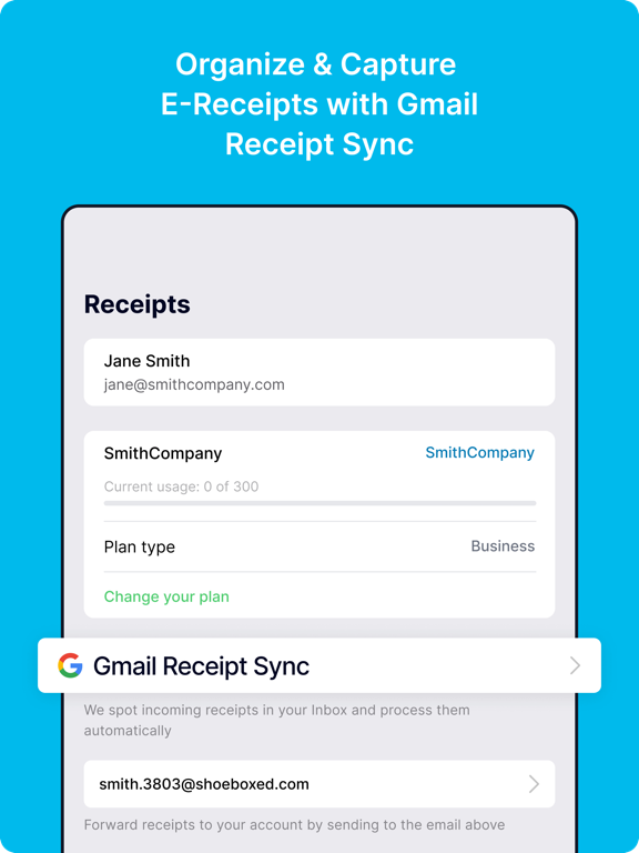 Shoeboxed Receipt Scanner App