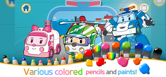 Robocar Poli: Painting Fun(圖5)-速報App