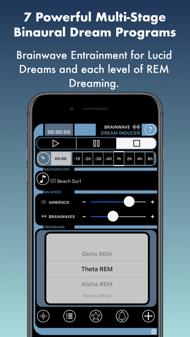 BrainWave - 7 Dream Programs ™ Screenshots