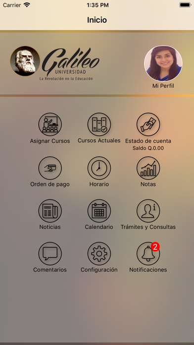 How to cancel & delete Estudiantes Galileo from iphone & ipad 1