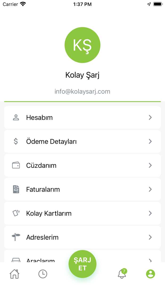 Kolay Şarj
