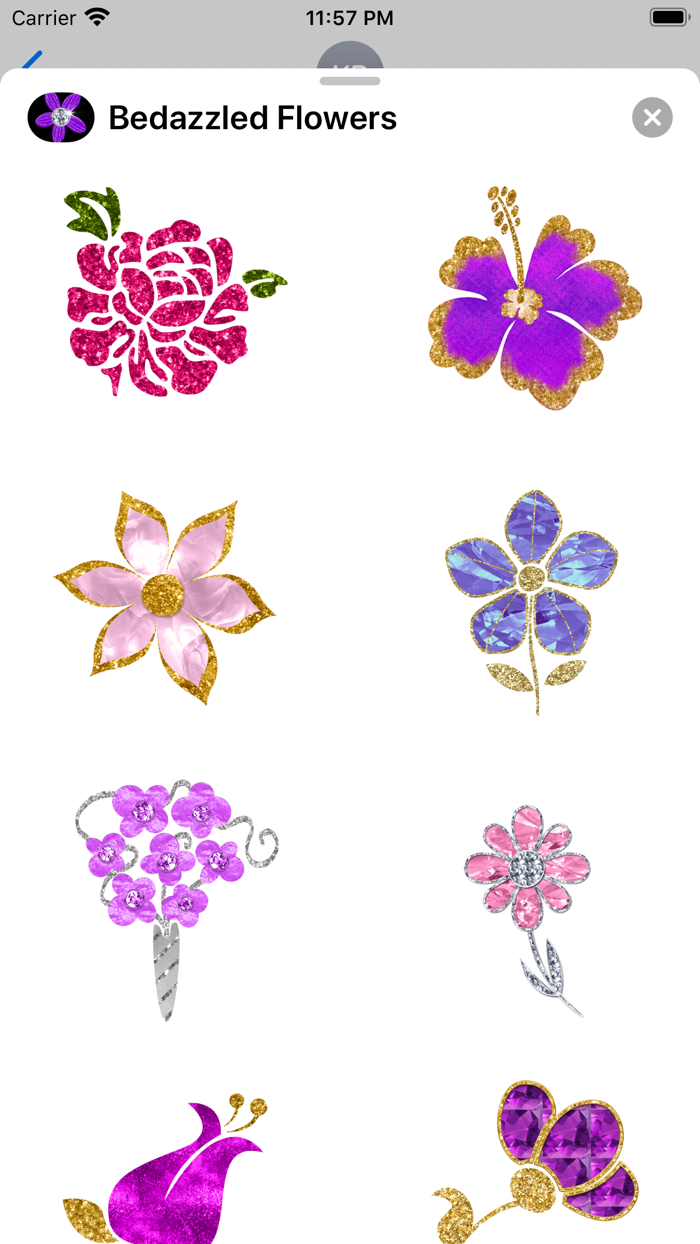 Bedazzled Flowers