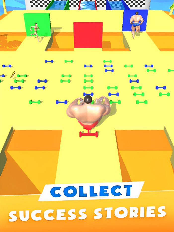 Muscle Racing WWE Body Run