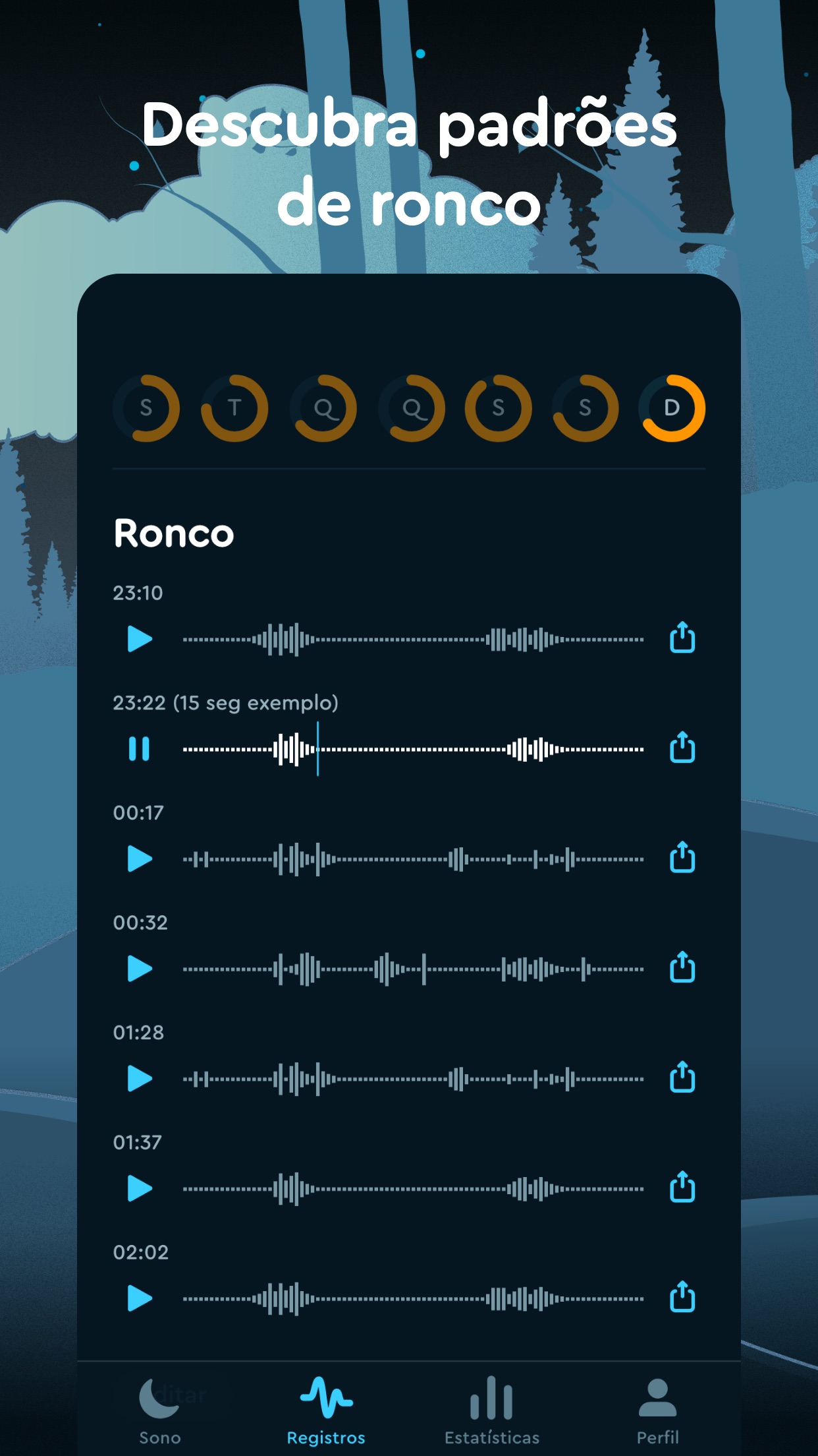 Screenshot do app Sleep Cycle - Sleep Tracker