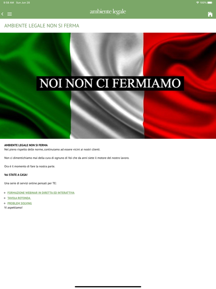 Ambiente Legale St. Carissimi