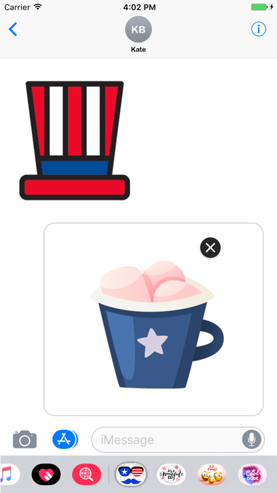 USA Independence Day Sticker screenshot 4