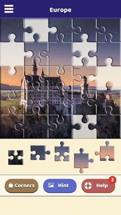 Europe Destinations Puzzle