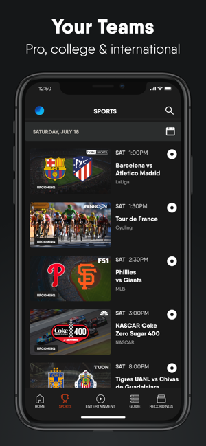 Fubotv Watch Live Sports Tv On The App Store