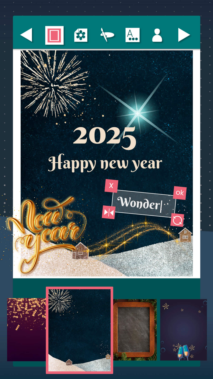 New Year Frames - Edit photos