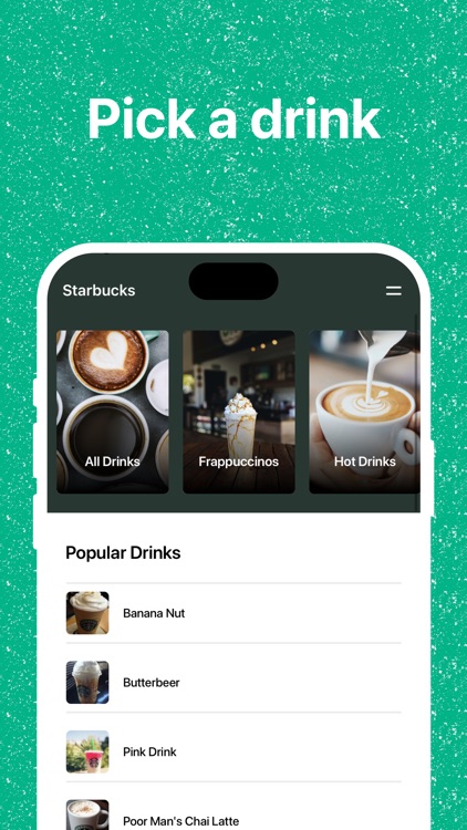 Starbucks Secret Menu App