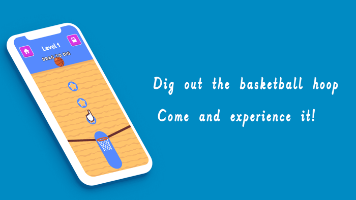 Dig out the basketball hoop