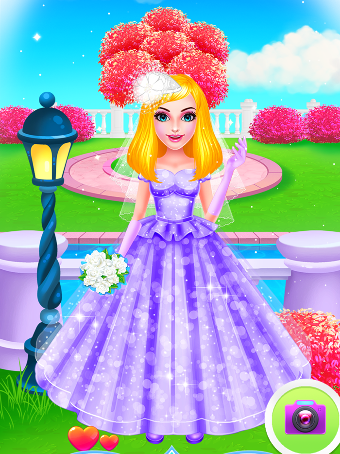 Princess at Wedding Hair Salon