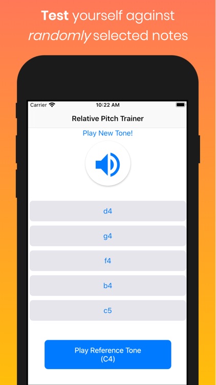 Relative Pitch Trainer!