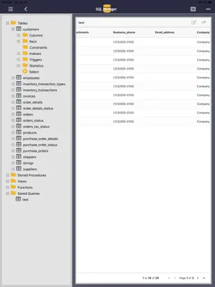 Screenshot 8 SQL Manager iphone