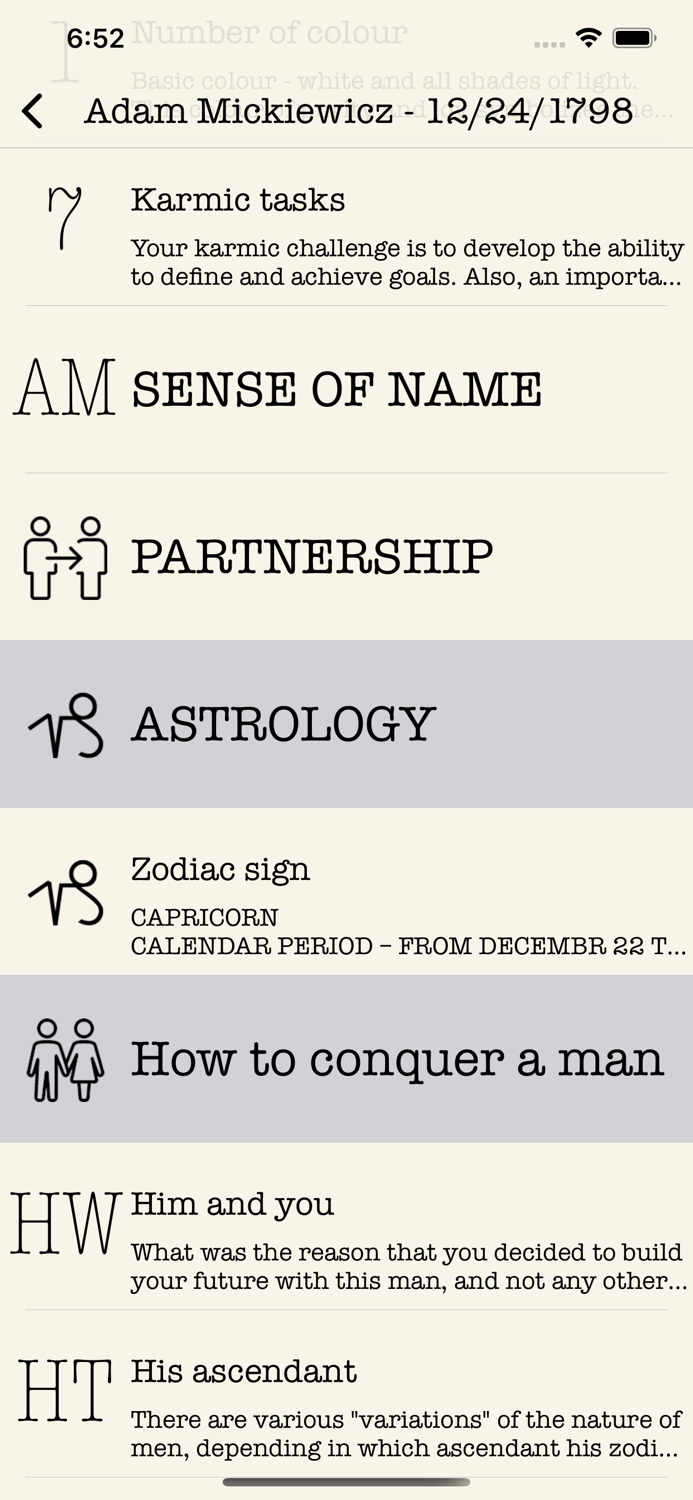 Destiny Map - AstroNumerology