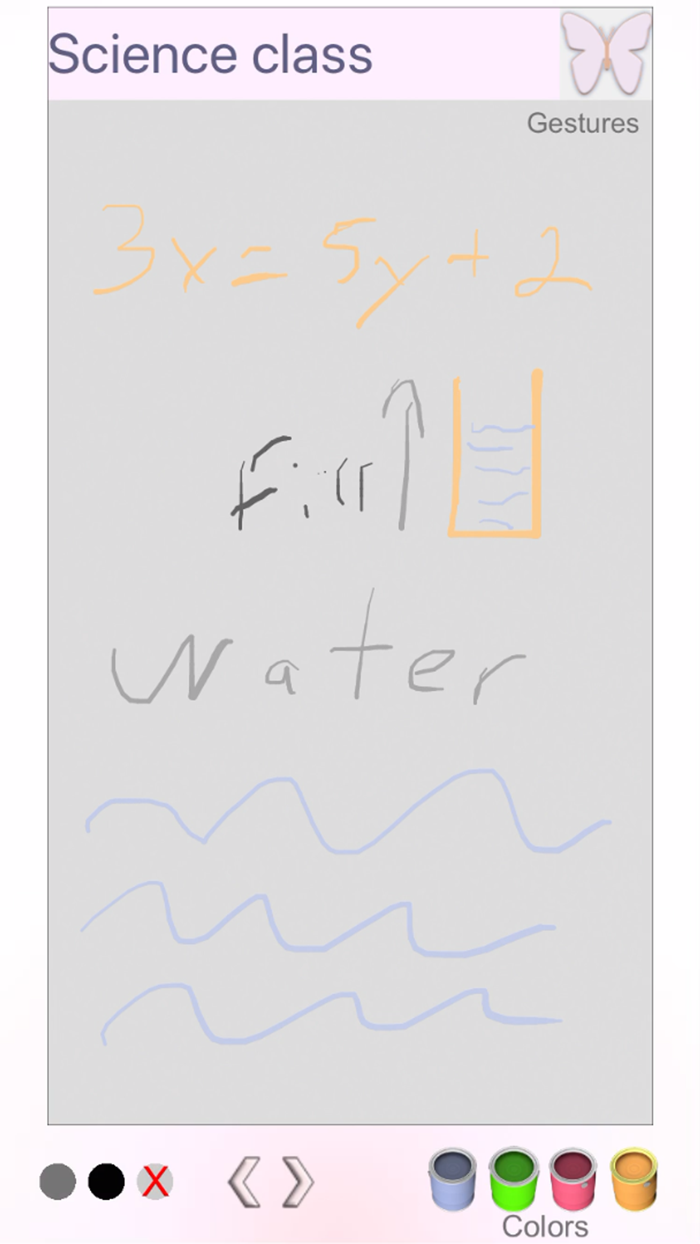 ClockZone Pink Butterfly Ed