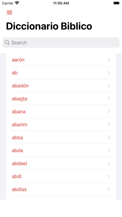 Diccionario Hebreo Biblico