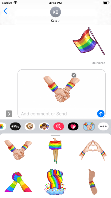 Gay LGBT Stickers screenshot 2