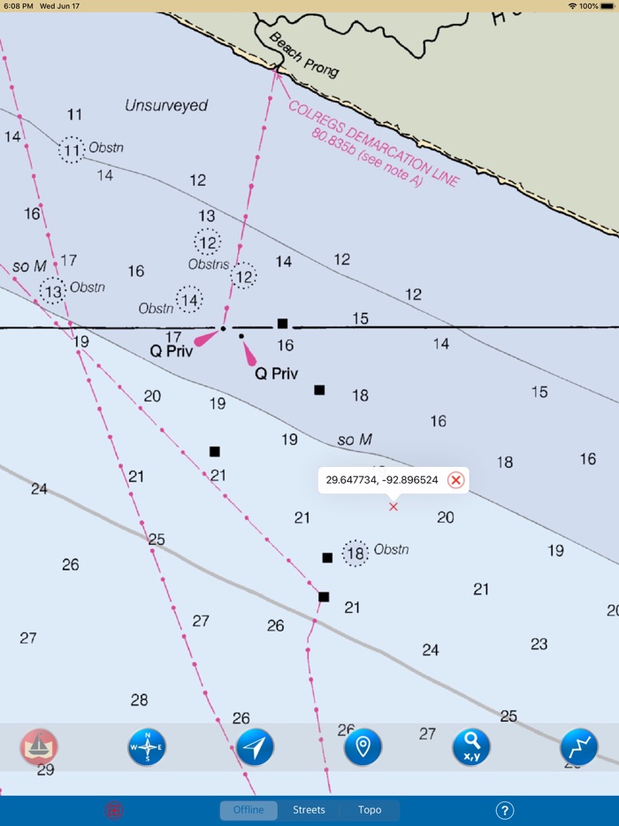 Louisiana - Marine Charts boat