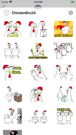 Game screenshot Chicken Bro 24 Sticker Pack hack