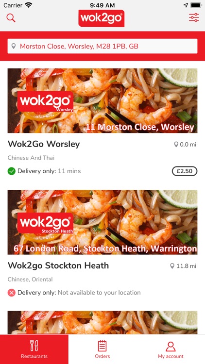 Wok2go App