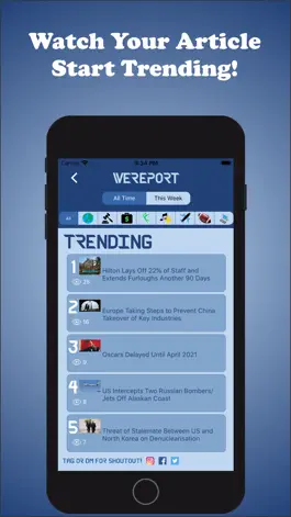 Game screenshot WeReport News hack