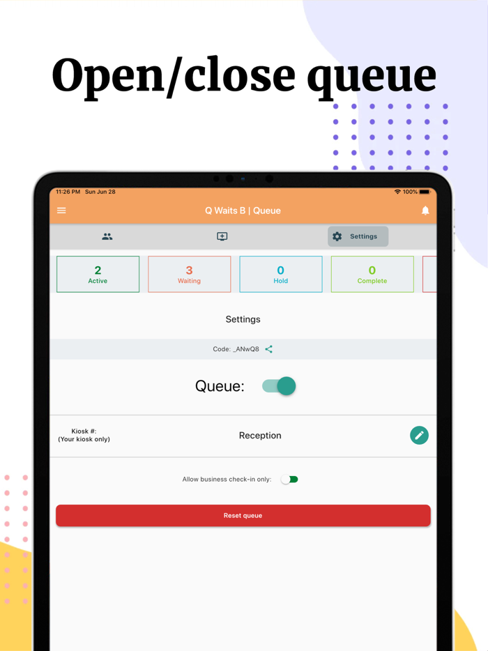 Q Waits B virtual queue mgmt