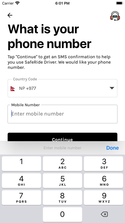 SafeRide Driver App