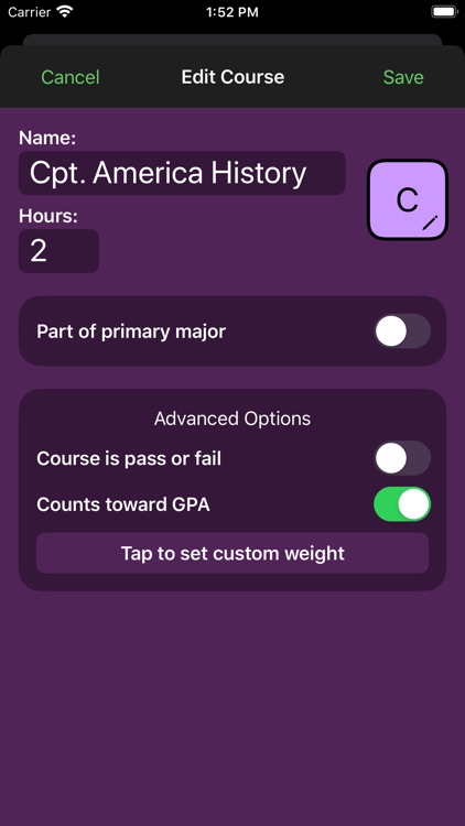 Fourpoint - A GPA Calculator screenshot-2