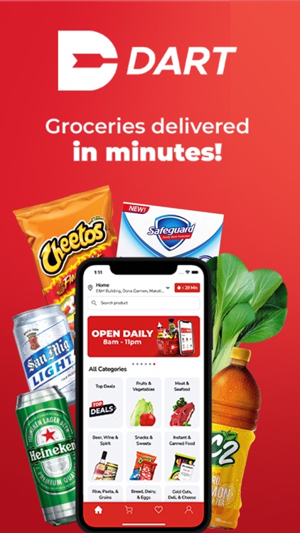 DART: Groceries in minutes