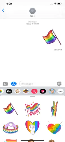 Capture 1 Gay LGBT Stickers iphone