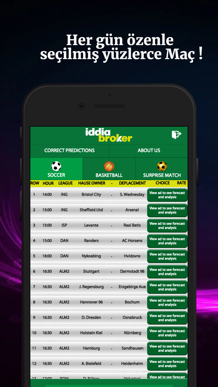iddia Broker - Maç Analizi