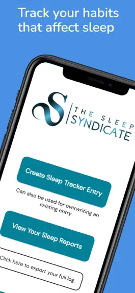 Game screenshot Sleep Habits Tracker mod apk