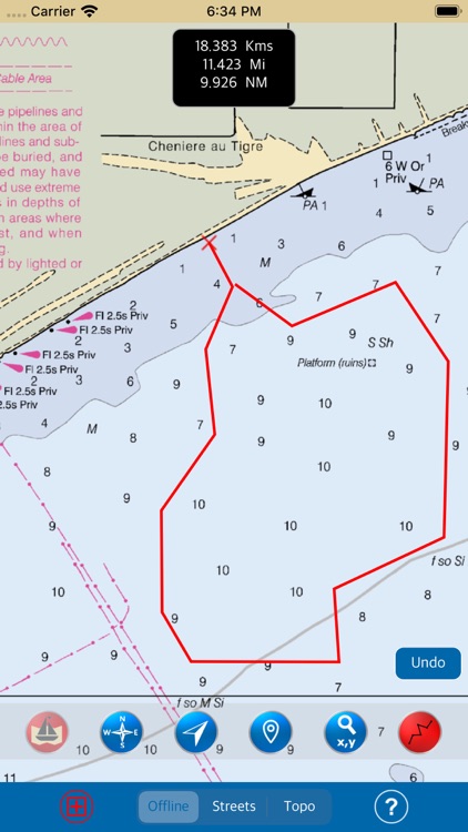 Louisiana - Marine Charts boat