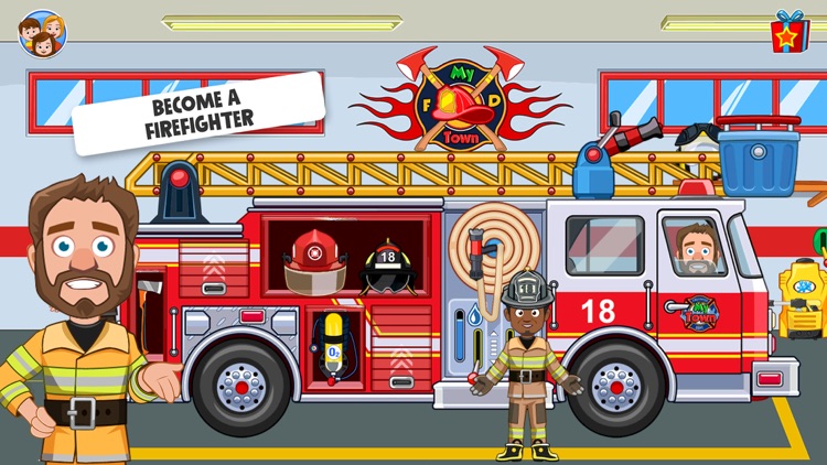 My Town : Fire station Rescue screenshot-2