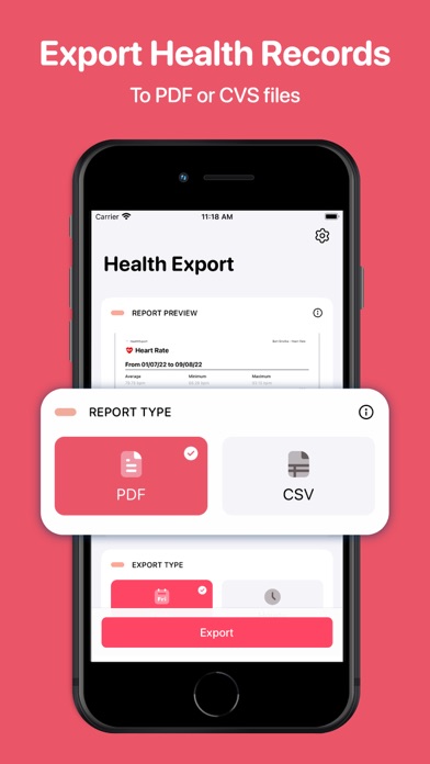 Health App Data Export Tool screenshot 2