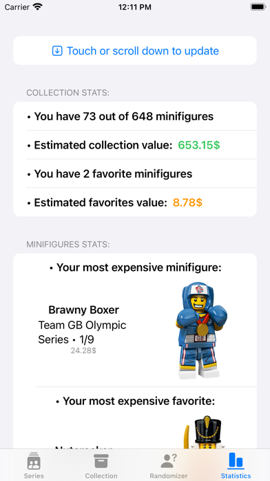 Minifigures Tracker screenshot 2