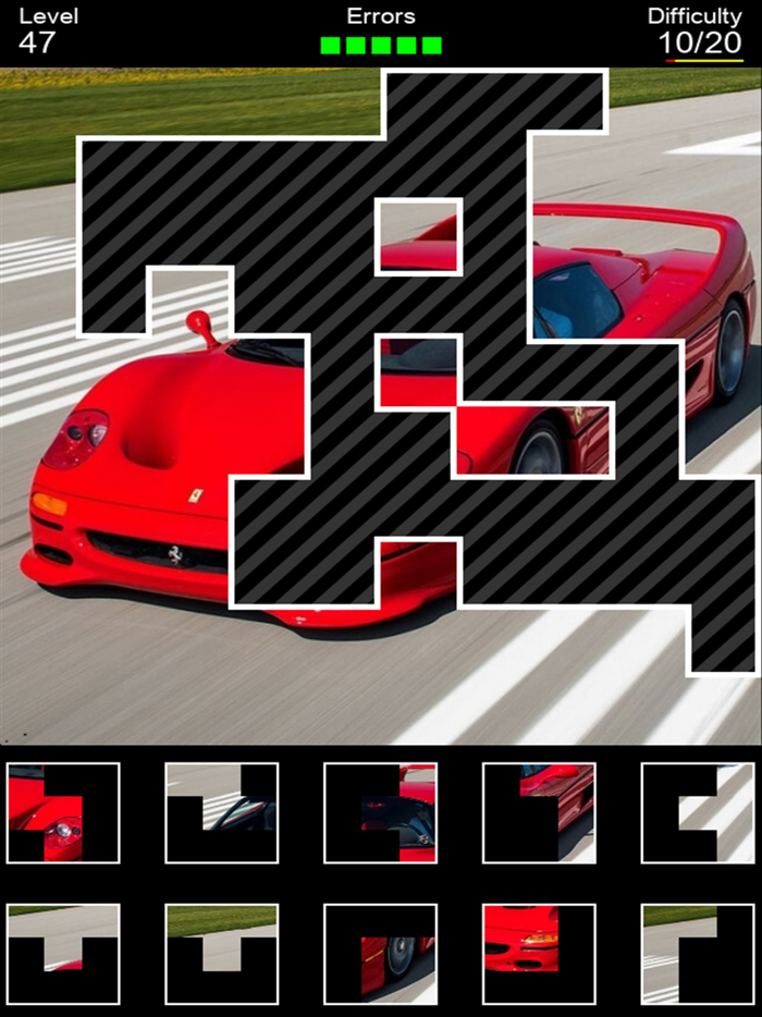 Cars 5  Sports Car Puzzle