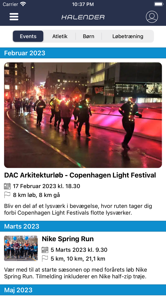 Sparta Atletik  Løb