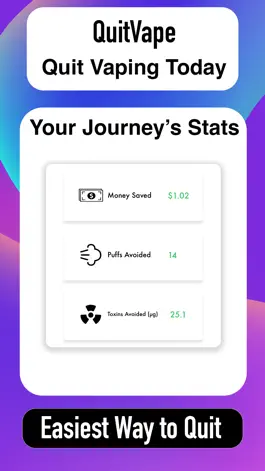 Game screenshot QuitVape: Quit Vaping Tracker hack