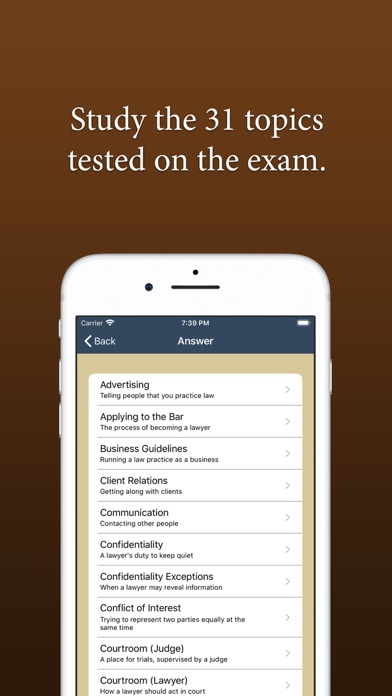 How to cancel & delete Legal Ethics Exam Prep from iphone & ipad 2