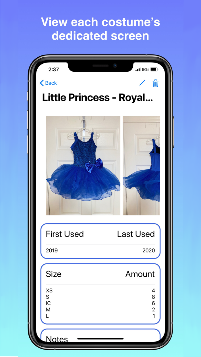 Costumize - Digital Inventory