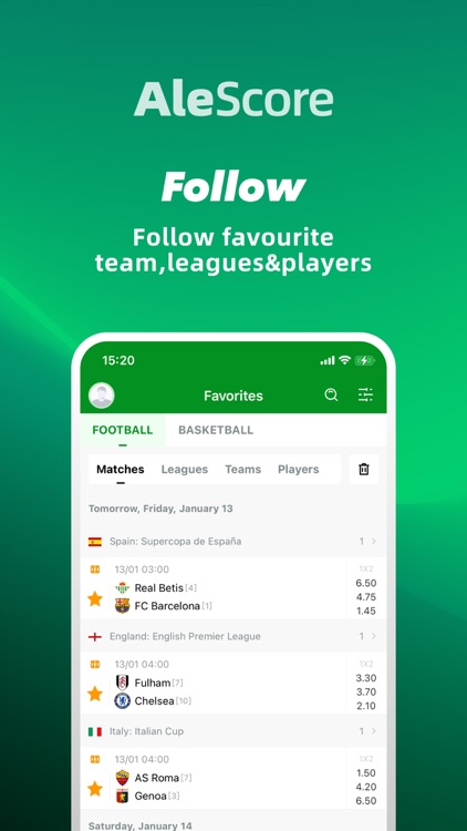 LiveScore::Appstore for Android