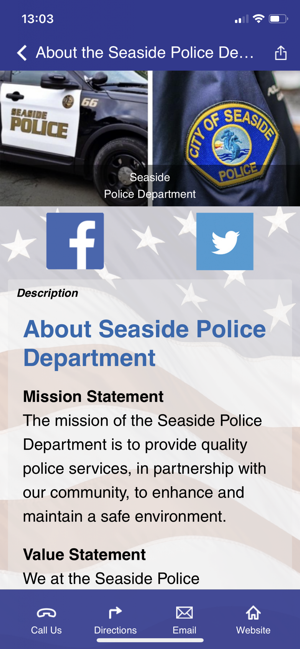 Seaside Police Department(圖2)-速報App