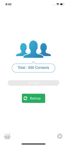 Captura 1 My Contacts Backup iphone